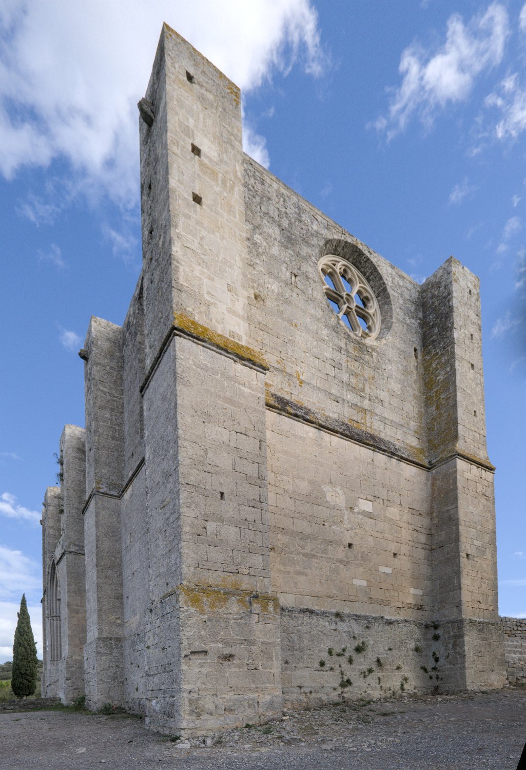 Eglise abbatiale - Pignon ouest